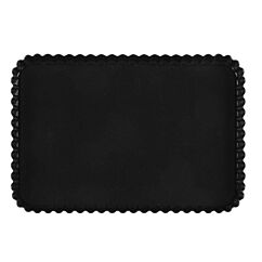 Pajform - Löstagbar botten, Rektangel, Svart, 31x21cm