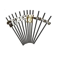 Papperssugrör - Fotbollsspelare, 12-pack