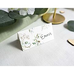 Placeringskort - Botanical Sage/Guld, 10-pack
