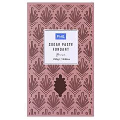 FunCakes Sugar Paste Maroon Brown - Punaruskea sokerimassa, 250g.