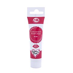 Rainbow Dust ProGel Ruby - Rubiininpunainen pastaväri, 25g.