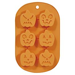 Halloween silikonform - Skurna pumpor