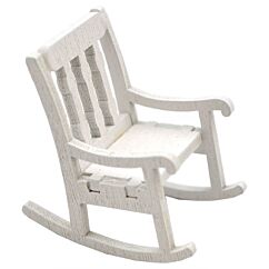 Miniatyr - Vit gungstol