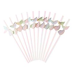 Papperssugrör - Sirensvans, 12-pack