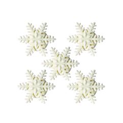 Sokerikoristeet - Lumihiutaleet, 5kpl