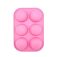 Silikonform - Halvklot, 53 mm