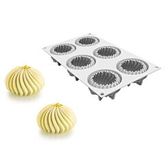 Silikonivuoka - Silikomart 3Design Coccola, 7 cm.