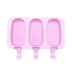 Silikoniset jäätelömuotit - Silikomart Classic - Kaksi muottia neljälle jäätelöille.