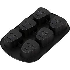 Silikonfoder - Dödskallar, 7 cm