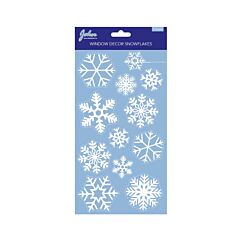 Fönsterdekaler - Snöflingor, 2 ark