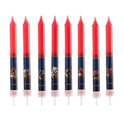 Tårtljus - Spiderman, 8-pack