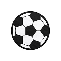 Pyöreät jalkapalloservetiti, 20 kpl.