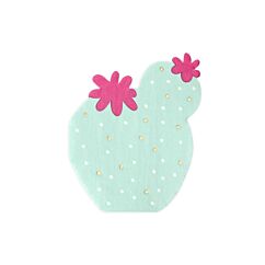 Kaktuksenmuotoiset lautasliinat, 20kpl.