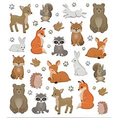 Suloiset metsän eläimet tarrat.