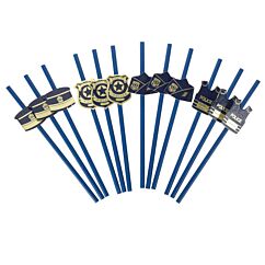 Papperssugrör, Polis, 12-pack