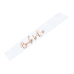 Olkanauha tekstillä "Bride To Be".