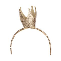 Prinsesskrona - Guldglitter