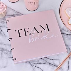 Gästbok - Team bride, Rosa