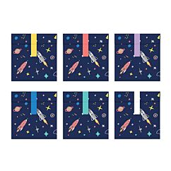 Papperspåsar - Space, 6-pack