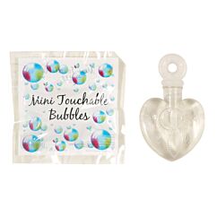 Mini såpbubblor - Hjärta, Berörbara, 1-pack