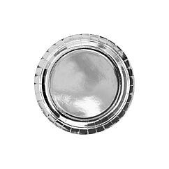 Isot hopeat kertakäyttölautaset