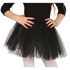 Tyllkjol Barn - Svart/Glitter