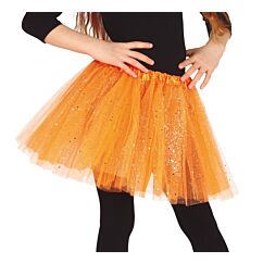 Tyllkjol Barn - Orange/Glitter