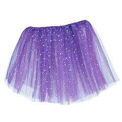 Tyllkjol Barn - Lila/Stjärnglitter