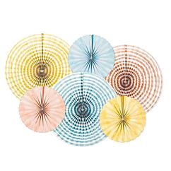 Pappersfjädrar - Summer Time mix, 6-pack