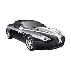 Hääautokoriste - Tylliköynnös ruusuilla - Valkoinen