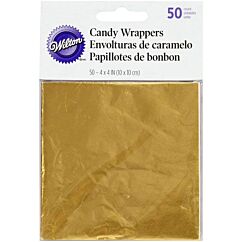 Folieark - Guld, 10cmx10cm, 50-pack