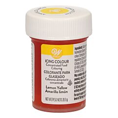 Wilton Icing Colour Lemon Yellow - Sitruunankeltainen pastaväri, 28g.