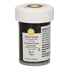 Wilton Icing Colour Black - Musta pastaväri, 28g.