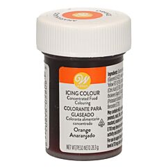 Wilton Icing Colour Orange - Oranssinen pastaväri, 28g.