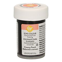 Wilton Icing Colour Creamy Peach - Persikanvärinen pastaväri, 28g.