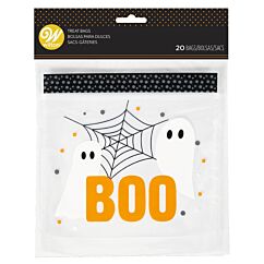 Återförslutningsbara godispåsar - Boo, 20-pack