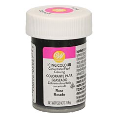 Wilton Icing Colour Rose - Ruusunvärinen/vaaleanpunainen pastaväri, 28g.
