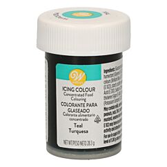 Wilton Icing Colour Teal - Turkoosi pastaväri, 28g.