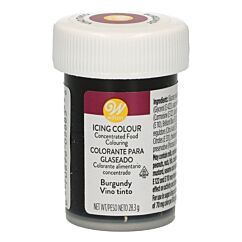 Wilton Icing Colour Burgundy - Viininpunainen pastaväri, 28g.