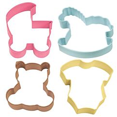 Utstickare - Baby Shower, 4-pack