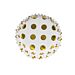 Valkoiset folioidut PME:n muffinssivuoat kultaisilla pilkuilla, 30 kpl. Polka dots.