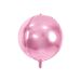 Vaaleanpunainen pyöreä foliopallo