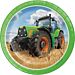 Pahvilautaset, Traktori, 17cm, 8kpl