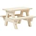 Puinen Picnic Pöytä Penkki, Miniatyyri